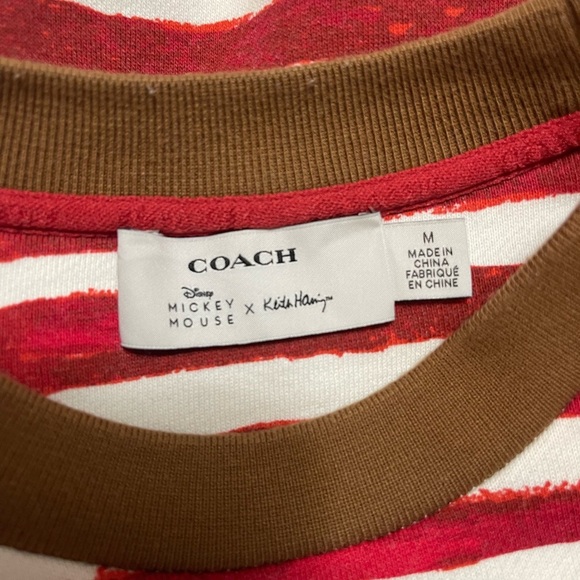 COACH DISNEY MICKEY MOUSE X KEITH HARING CREWNECK - Picture 3 of 5